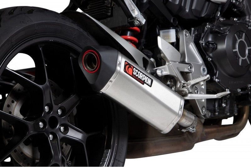 Scorpion / スコーピオンマフラー Serket Parallel スリップオン ステンレス スリーブ ブラッシュ仕上げ (非EU認証) | RHA187SEO