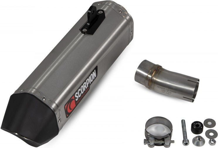 Scorpion / スコーピオンマフラー Serket Parallel スリップオン ステンレス スリーブ ブラッシュ仕上げ (非EU認証) | RHA187SEO