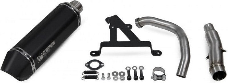 Scorpion / スコーピオンマフラー Serket Parallel Full System Black Ceramic Coated Sleeve | RHA188SYSBCER