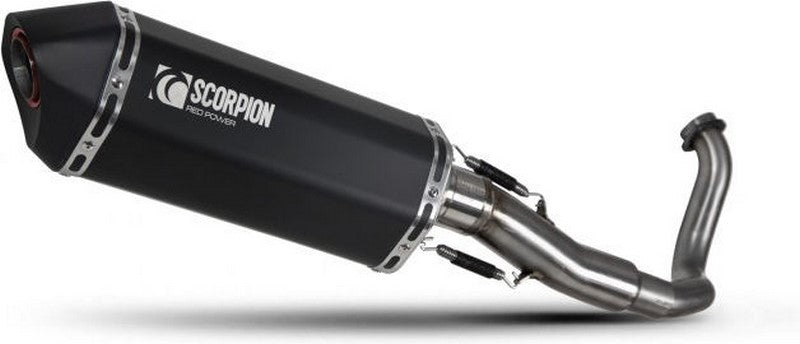 Scorpion / スコーピオンマフラー Serket Parallel Full System Black Ceramic Coated Sleeve | RHA188SYSBCER