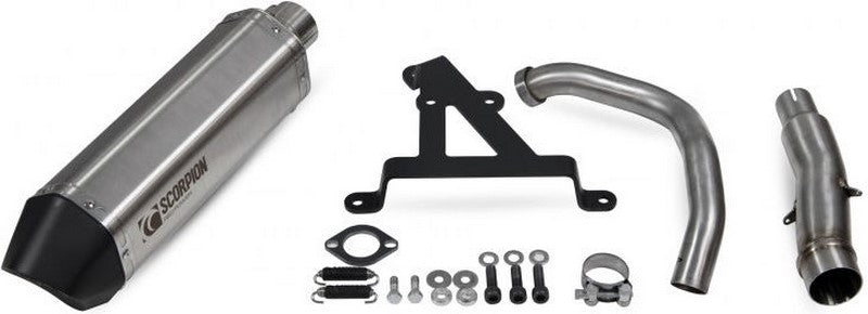 Scorpion / スコーピオンマフラー Serket Parallel Full System Brushed Stainless Steel Sleeve | RHA188SYSSEO