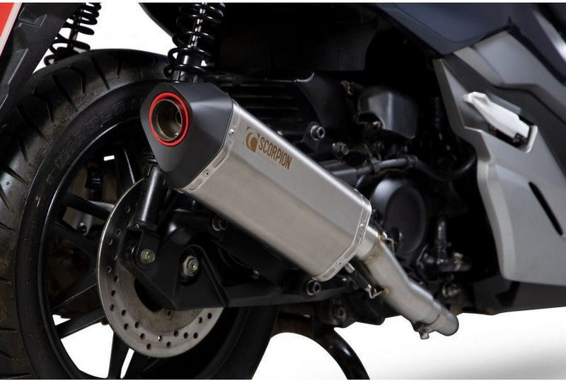 Scorpion / スコーピオンマフラー Serket Parallel Full System Brushed Stainless Steel Sleeve | RHA188SYSSEO