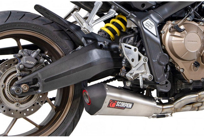 Scorpion Mufflers Serket Taper Full System Brushed Stainless Steel Sleeve | RHA196SYSSEO