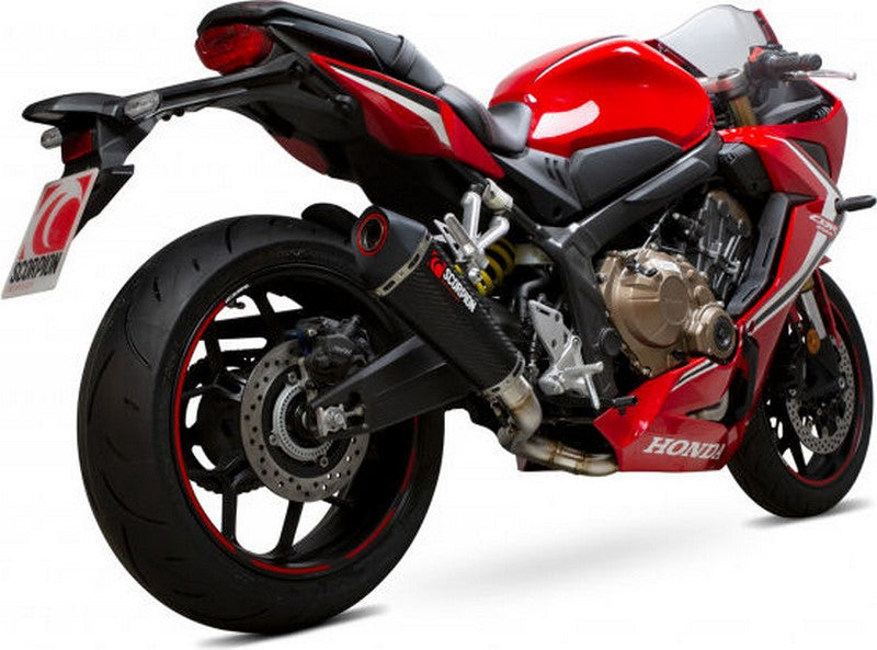 Scorpion Mufflers Serket Taper Full System Carbon Fibre Sleeve | RHA197SYSCEO