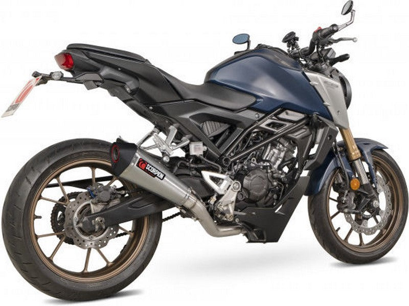 Scorpion Mufflers Serket Taper Full System Brushed Stainless Steel Sleeve | RHA198SYSSEO