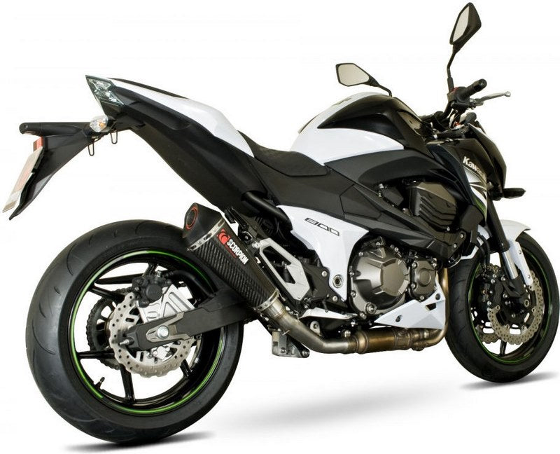 Scorpion / スコーピオンエキゾースト Serket （Taper）テーパースリップオン カーボンファイバースリーブ eマーク Kawasaki Z 800 13-16 2013 | RKA100CEO