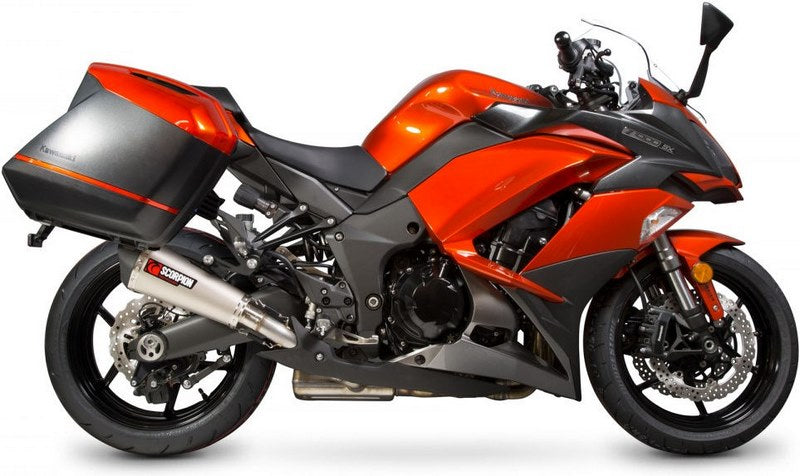 Scorpion / スコーピオンエキゾースト Serket （Taper）テーパースリップオン (ペア) チタンスリーブ eマーク Kawasaki Z 1000 SX 14-Curr | RKA108TEO