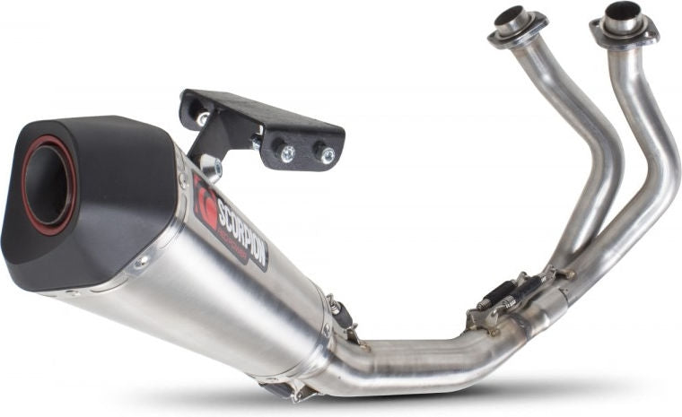 Scorpion / スコーピオンエキゾースト Serket テーパーフルシステム ステンレススリーブ Kawasaki Versys 650 15-Current 2015 - 2018 | RKA110SYSSEO