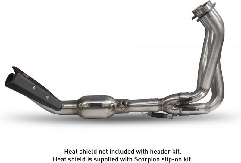 SCORPION / スコーピオンマフラー ヘッダーパイプ  Fits to O.E and Scorpion slip-on silencer. Catalyst not included EC 公認 | RKA114MA