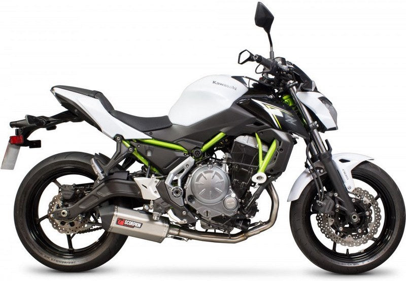Scorpion / スコーピオンエキゾースト Serket フルシステム チタンスリーブ Kawasaki Z650 2017 - 2018 | RKA117SYSTEO