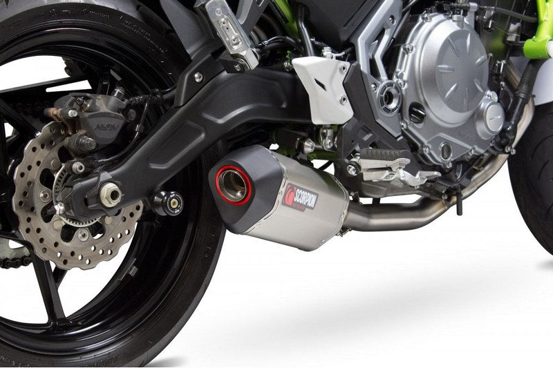 Scorpion / スコーピオンエキゾースト Serket フルシステム チタンスリーブ Kawasaki Z650 2017 - 2018 | RKA117SYSTEO