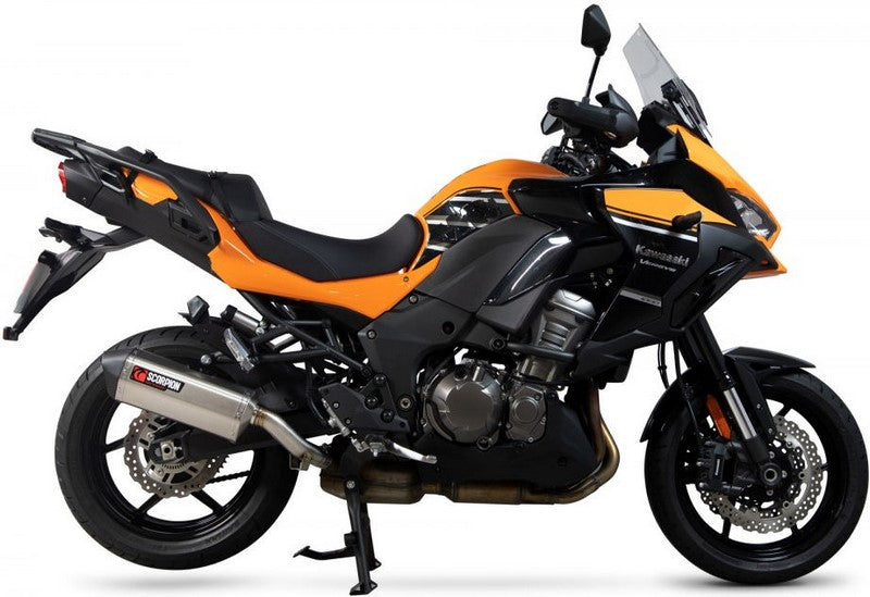 Scorpion / スコーピオンマフラー Serket Parallel スリップオン ステンレス スリーブ ブラッシュ仕上げ (非EU認証) | RKA132SEO