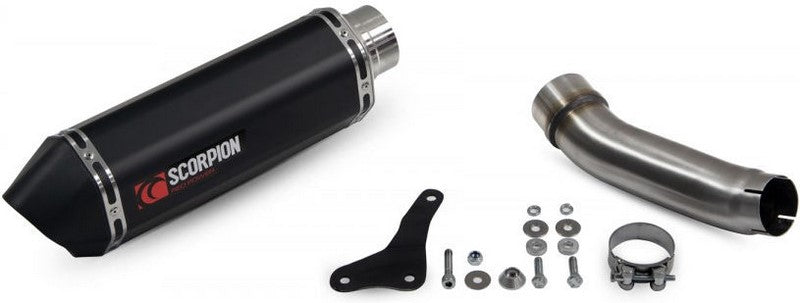 Scorpion / スコーピオンマフラー Serket Parallel スリップオン ブラック セラミックコート スリーブ (非EU認証) | RKA135BCER