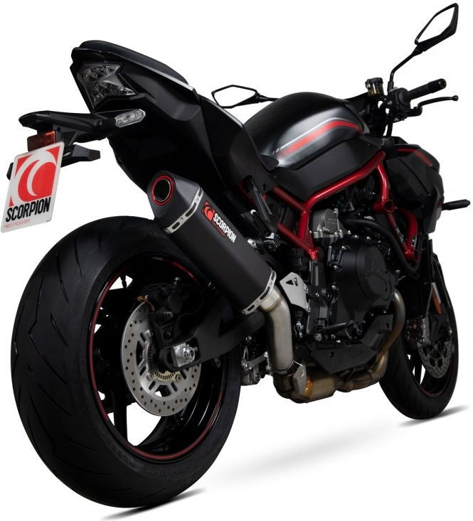 Scorpion / スコーピオンマフラー Serket Parallel スリップオン ブラック セラミックコート スリーブ (非EU認証) | RKA135BCER