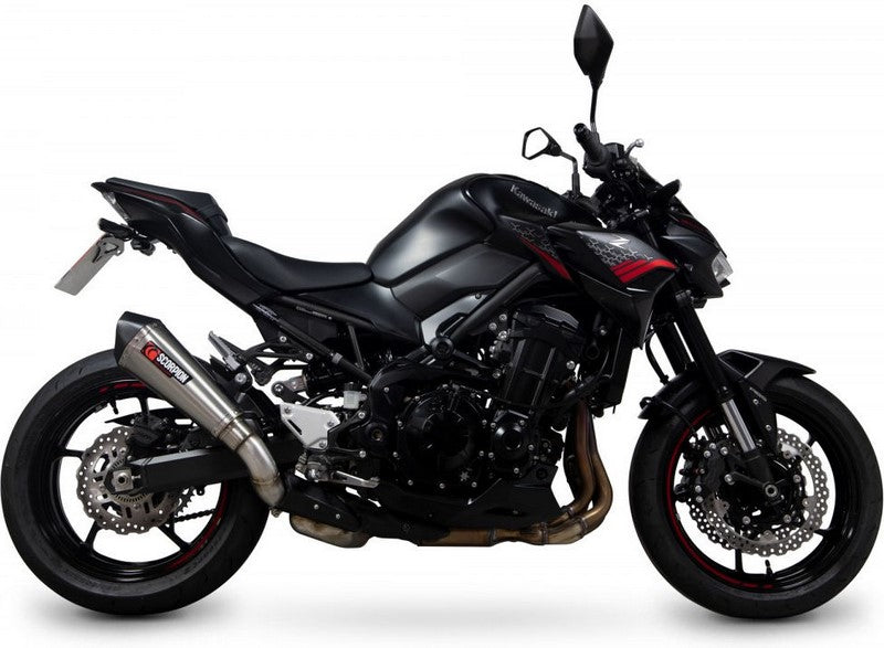 Scorpion / スコーピオンマフラー Serket Taper スリップオン ステンレス スリーブ ブラッシュ仕上げ (非EU認証) | RKA136SEO