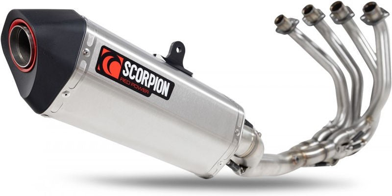 Scorpion / スコーピオンマフラー Serket Parallel フルシステム  ステンレス スリーブ ブラッシュ仕上げ (非EU認証) | RKA140SYSSEO