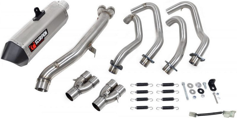 Scorpion / スコーピオンマフラー Serket Parallel フルシステム  チタン スリーブ (非EU認証) | RKA140SYSTEO