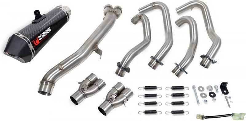 Scorpion / スコーピオンマフラー Serket Taper フルシステム カーボン スリーブ (非EU認証) | RKA141SYSCEO