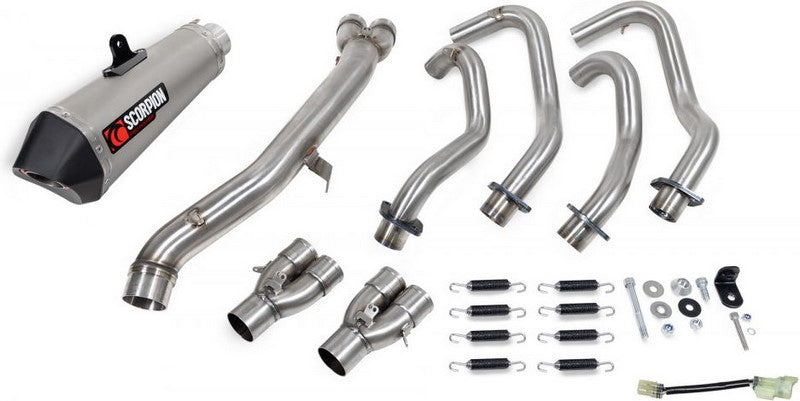 Scorpion / スコーピオンマフラー Serket Taper フルシステム チタン スリーブ (非EU認証) | RKA141SYSTEO