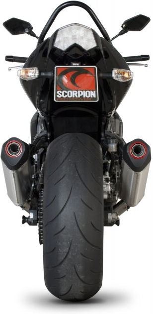 Scorpion / スコーピオンエキゾースト Serket スリップオン ステンレススリーブ eマーク Kawasaki Z 1000 07-09 2007 - 2009 | RKA79SEO