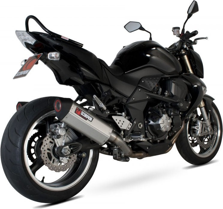Scorpion / スコーピオンエキゾースト Serket スリップオン ステンレススリーブ eマーク Kawasaki Z 1000 07-09 2007 - 2009 | RKA79SEO
