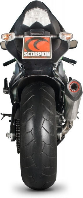 Scorpion / スコーピオンエキゾースト Serket （Taper）テーパースリップオン ステンレススリーブ eマーク Kawasaki Ninja ZX-10R 08-10 2 | RKA80SEO