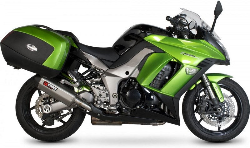 Scorpion / スコーピオンエキゾースト Serket スリップオン (ペア) ステンレススリーブ eマーク Kawasaki Z 1000 SX 10-13 2010 - 201 | RKA87SEO