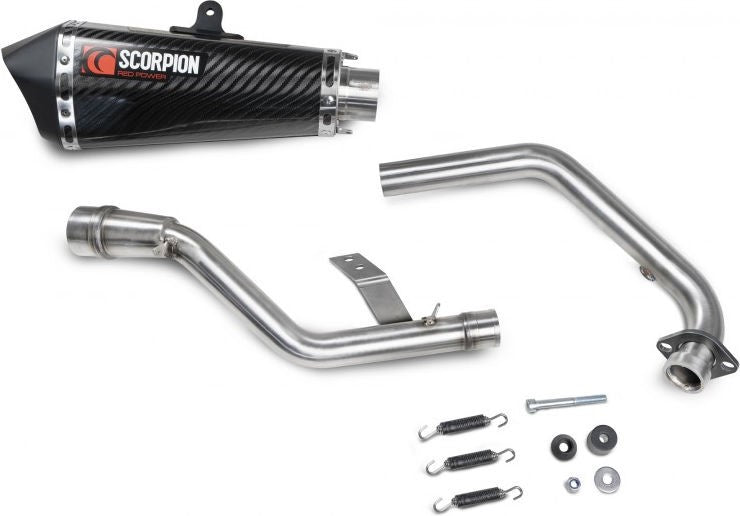 Scorpion Mufflers Serket Taper Full System Carbon Fibre Sleeve | RKE50CEO