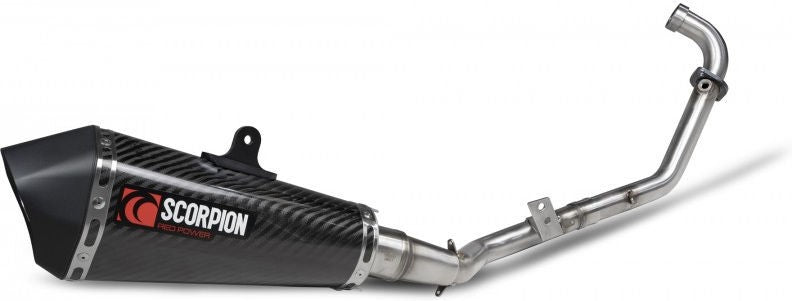 Scorpion Mufflers Serket Taper Full System Carbon Fibre Sleeve | RKE50CEO
