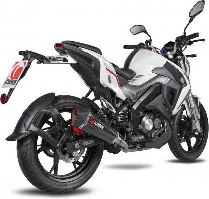 Scorpion Mufflers Serket Taper Full System Carbon Fibre Sleeve | RKE50CEO