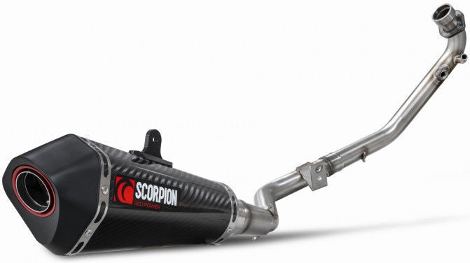 Scorpion Mufflers Serket Taper Full System Carbon Fibre Sleeve | RKE51CEO