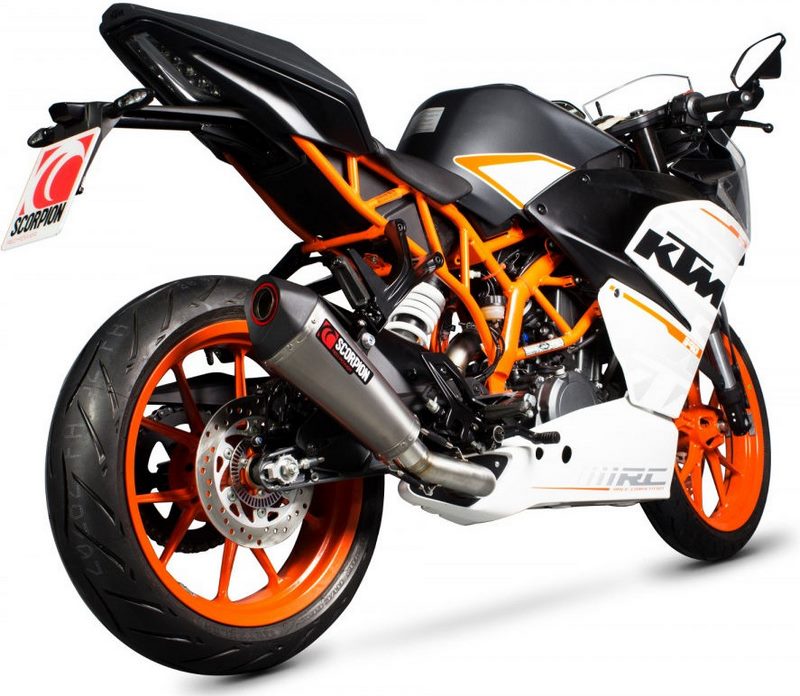 Scorpion / スコーピオンエキゾースト Serket テーパー 3/4 システム チタンスリーブ KTM RC 390 2014 - 2016 | RKT80TEO