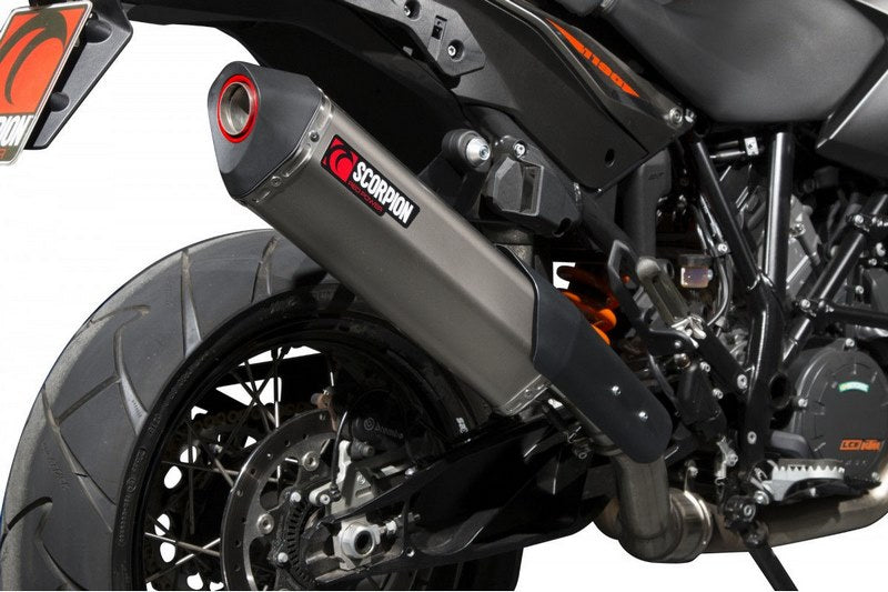Scorpion / スコーピオンエキゾースト Serket スリップオン チタンスリーブ KTM Adventure 1190 2013 - 2016 | RKT82TEO