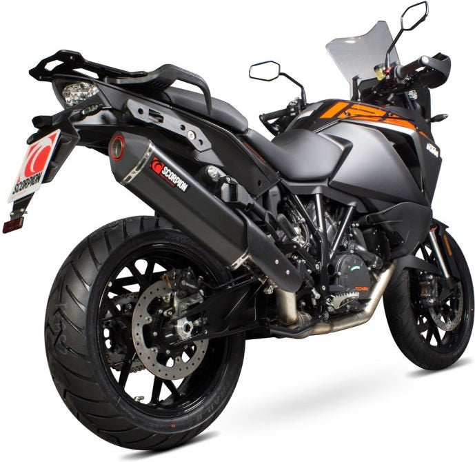 Scorpion / スコーピオンエキゾースト Serket スリップオン ブラックセラミックコーティングスリーブ KTM Super Adventure 1290 15-Current 2015 - | RKT86BCER