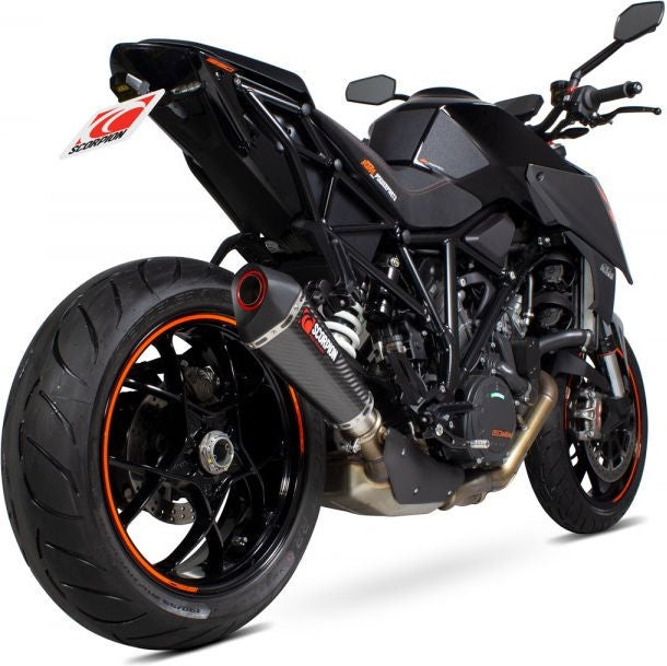 Scorpion / スコーピオンマフラー Serket Taper スリップオン カーボン スリーブ (非EU認証) | RKT90CEO