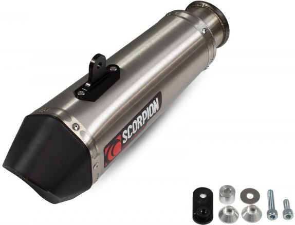 Scorpion / スコーピオンマフラー Serket Taper スリップオン ステンレス スリーブ ブラッシュ仕上げ (非EU認証) | RKT90SEO