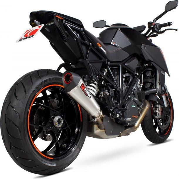 Scorpion / スコーピオンマフラー Serket Taper スリップオン ステンレス スリーブ ブラッシュ仕上げ (非EU認証) | RKT90SEO