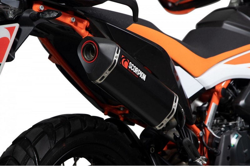 Scorpion / スコーピオンマフラー Serket Parallel スリップオン ブラック セラミックコート スリーブ (非EU認証) | RKT91BCER