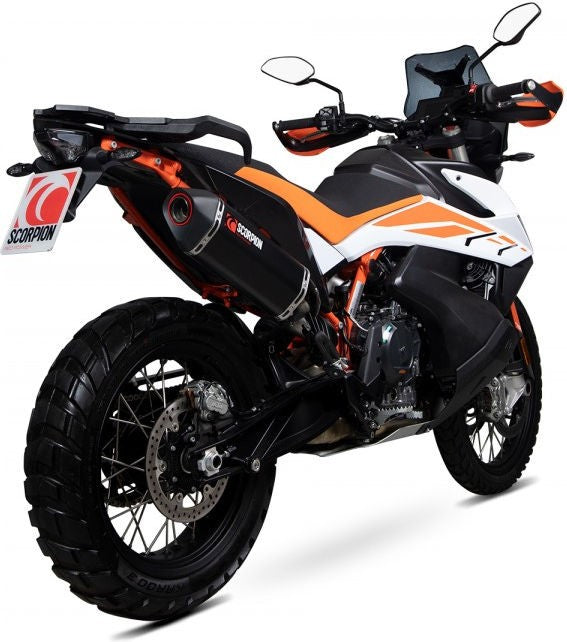 Scorpion / スコーピオンマフラー Serket Parallel スリップオン ブラック セラミックコート スリーブ (非EU認証) | RKT91BCER