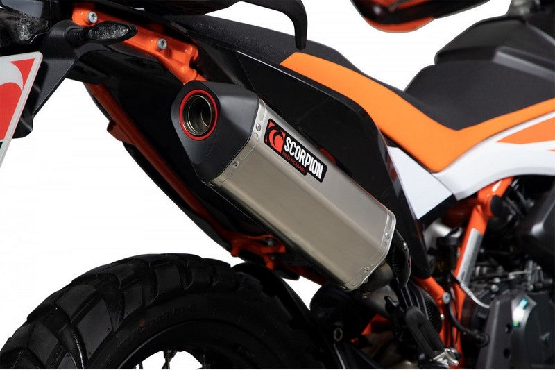 Scorpion / スコーピオンマフラー Serket Parallel スリップオン チタン スリーブ (非EU認証) | RKT91TEO