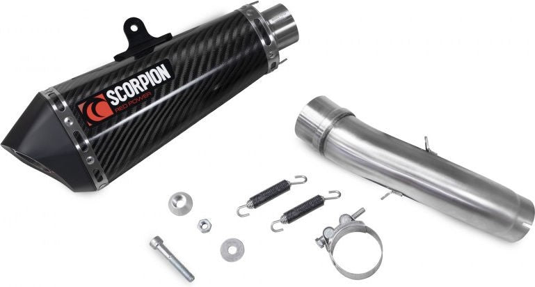 Scorpion Mufflers Serket Taper Slip-on Carbon Fibre Sleeve | RKT92CEO