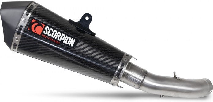 Scorpion Mufflers Serket Taper Slip-on Carbon Fibre Sleeve | RKT92CEO