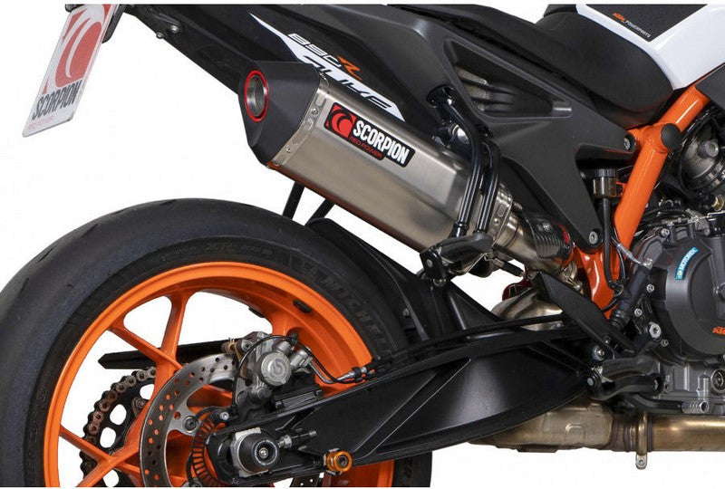 Scorpion Mufflers Serket Parallel Slip-on Titanium Sleeve | RKT94TEO