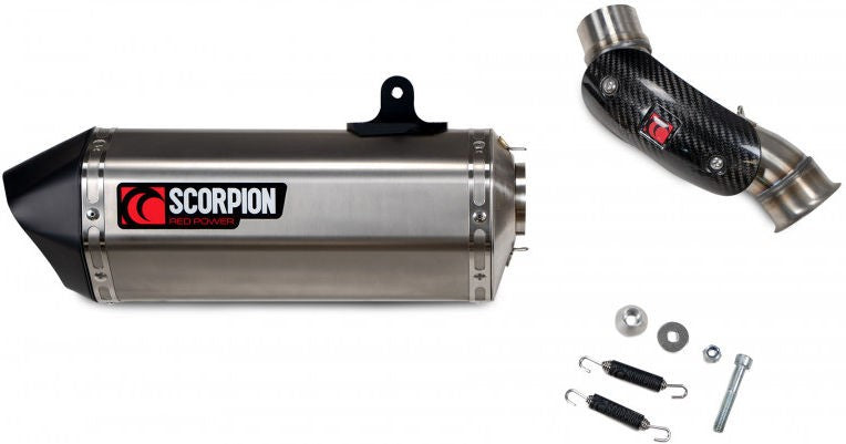 Scorpion Mufflers Serket Parallel Slip-on Titanium Sleeve | RKT94TEO