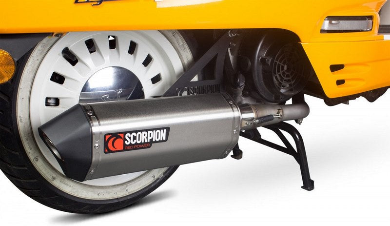 Scorpion / スコーピオンエキゾースト Serket フルシステム ステンレススリーブ Peugeot Django 125/150cc 2015 - 2017 | RPG103SEO