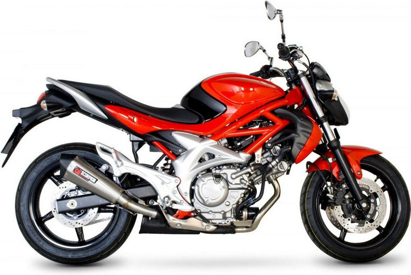 Scorpion / スコーピオンエキゾースト Serket （Taper）テーパースリップオン ステンレススリーブ eマーク Suzuki Gladius 650 2009 - 201 | RSI105SEO