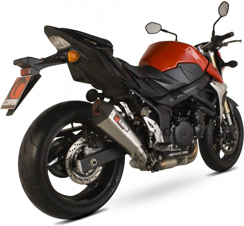 Scorpion / スコーピオンエキゾースト Serket （Taper）テーパースリップオン ステンレススリーブ eマーク Suzuki GSR 750 2011 - 2016 | RSI110SEO