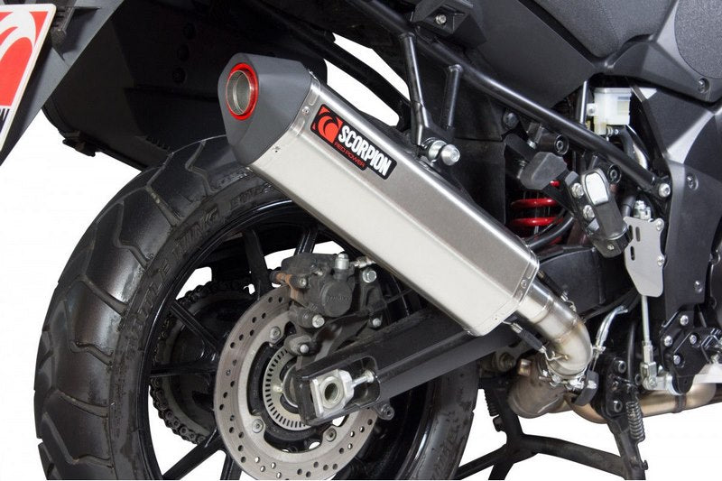 Scorpion / スコーピオンエキゾースト Serket スリップオン ステンレススリーブ eマーク Suzuki V-Strom 1000 2014 -  | RSI115SEO