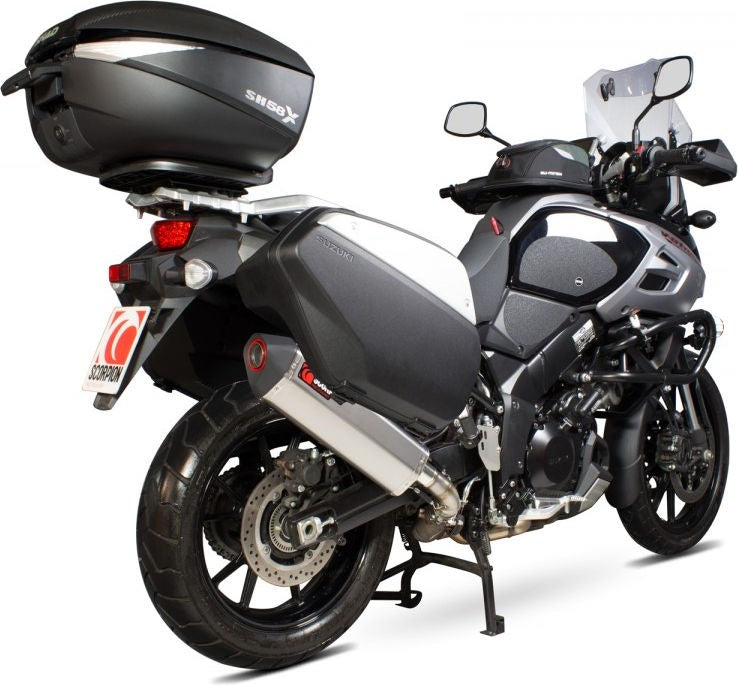 Scorpion / スコーピオンエキゾースト Serket スリップオン チタンスリーブ eマーク Suzuki V-Strom 1000 2014 - 2018 | RSI115TEO
