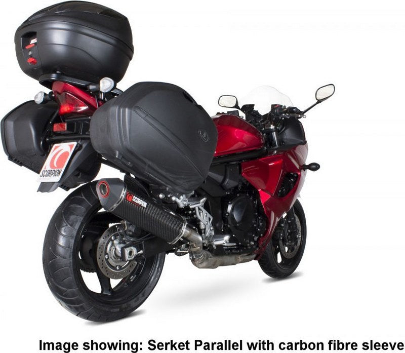 Scorpion / スコーピオンエキゾースト Serket スリップオン ステンレススリーブ eマーク Suzuki GSX 1250 FA 2009 - 2016 | RSI116SEO